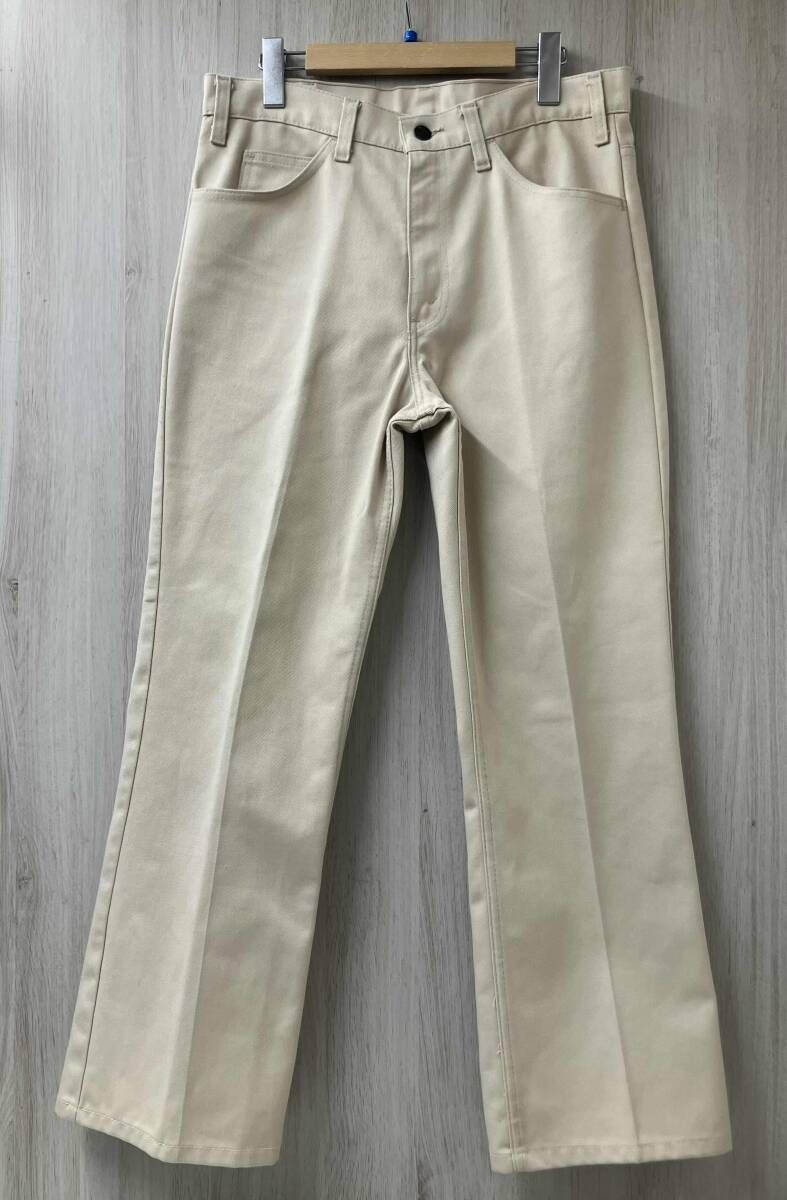 LEVI S リーバイス 70 517-1822 STA-PREST ブーツカット パンツ サイズW 33 L 34 ベージュ