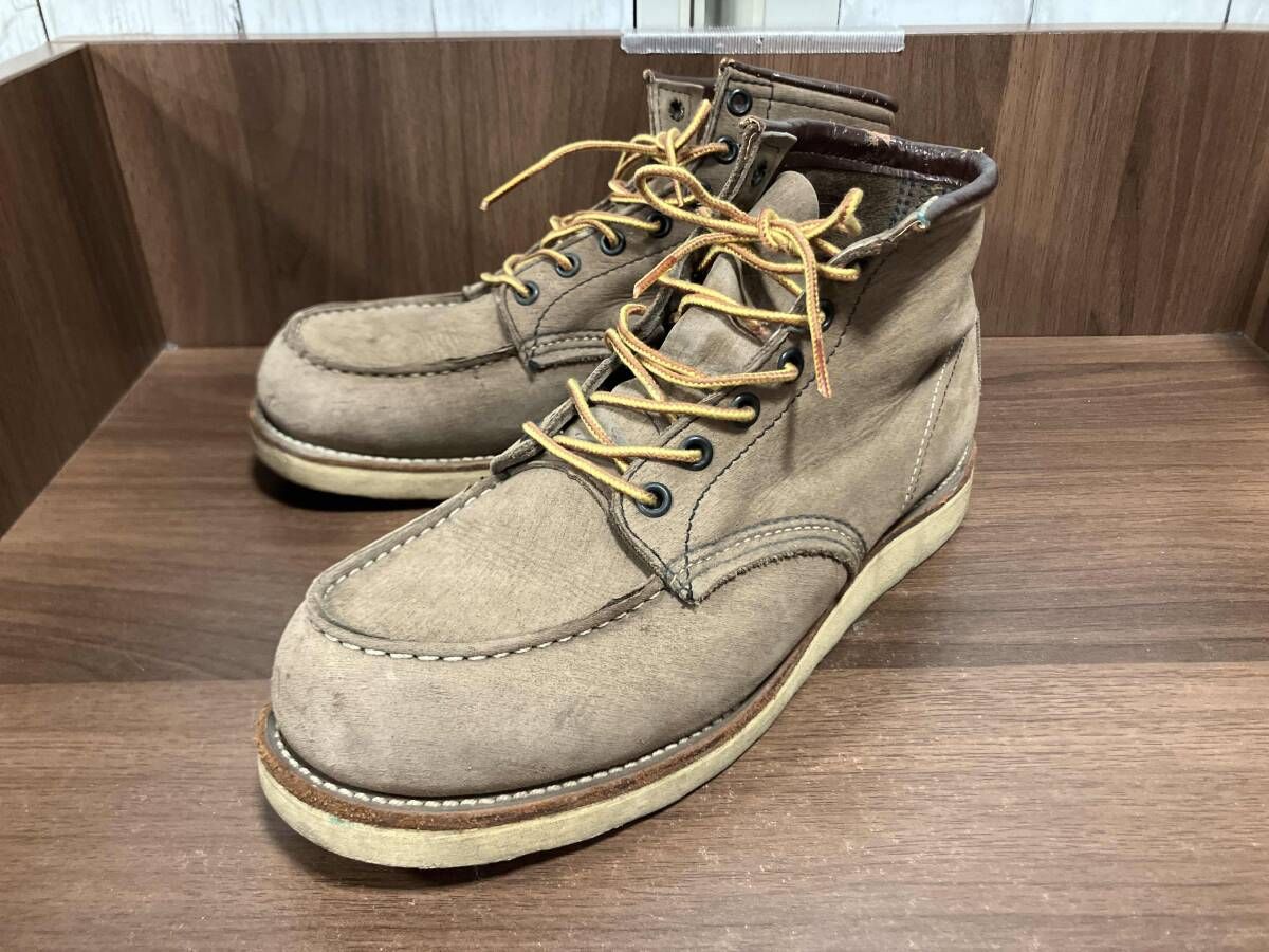 RED WING レッドウィング メンズ ワークブーツ ベージュ 刺繍タグ 2877 