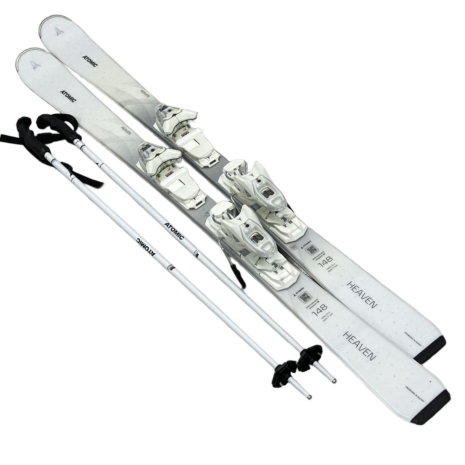 ATOMIC HEAVEN レディース148 cm ビンディング付き スキー アトミック ポールセット