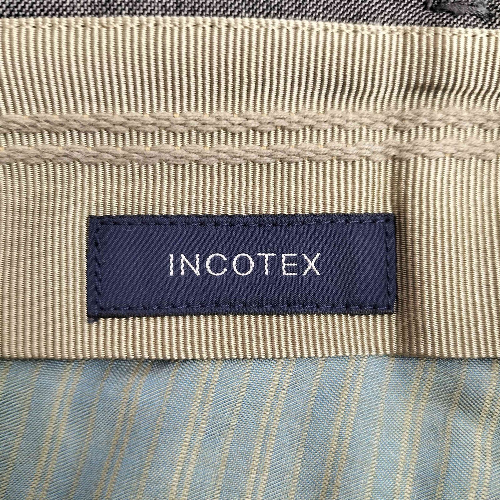 インコテックス INCOTEX slim fit super100s スラックス メンズ 48