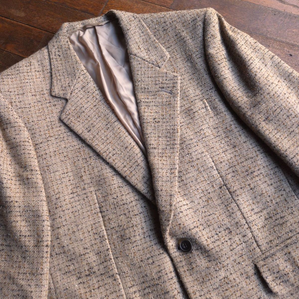 90s “Christian Dior MONSIEUR” Tweed Tailored Jacket / British Mode