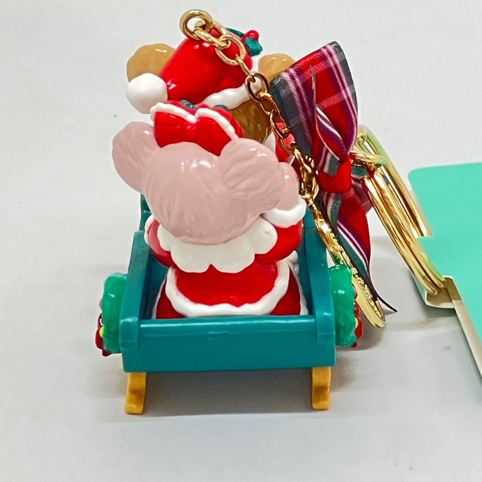 未使用】クリスマス ダッフィー & シェリーメイ TDS サンタ キー