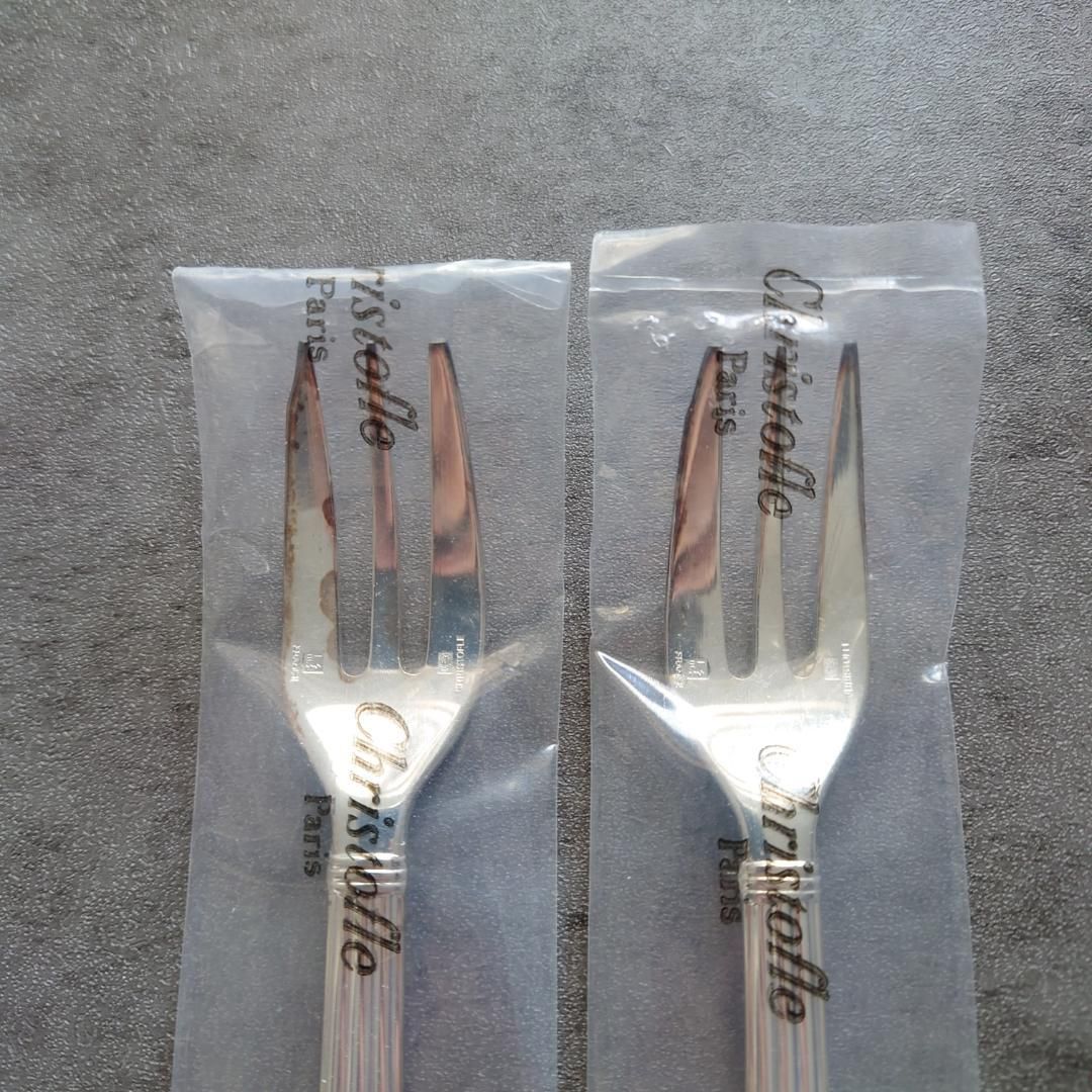 クリストフル アリア ケーキフォーク 2点