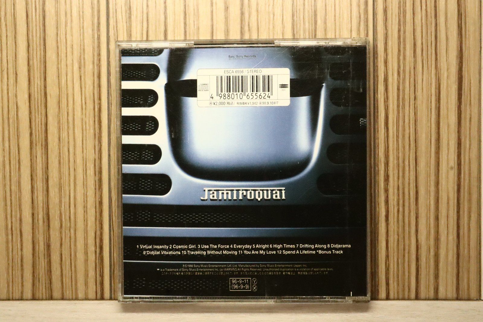 国内盤CD☆ジャミロクワイ/Jamiroquai□ Travelling Without Moving