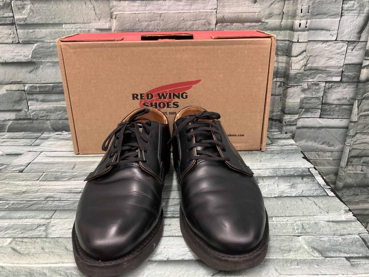 RED WING デッキシューズ 101 ポストマンオックスフォードシューズ 黒 27.5㎝ レッドウィング