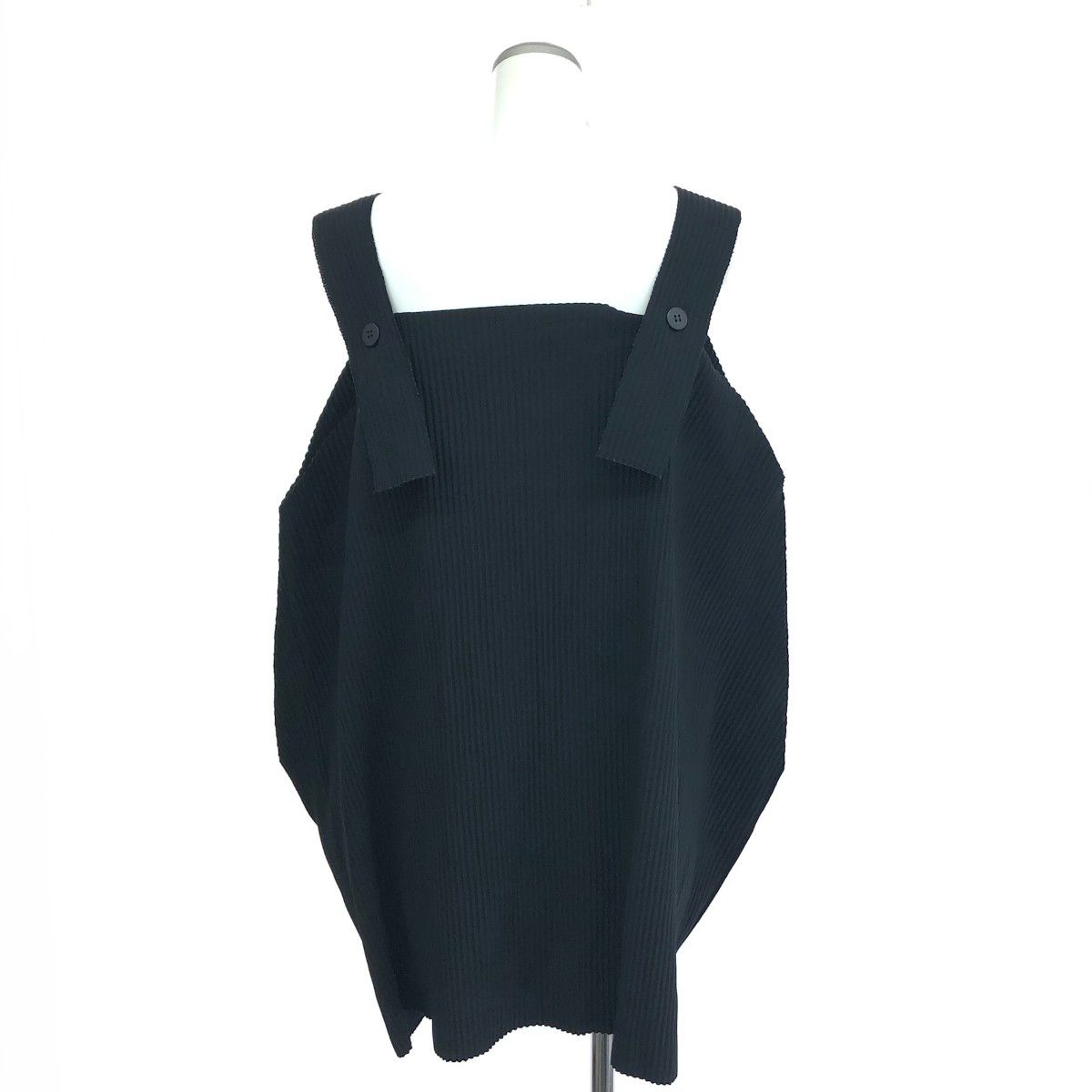 me isseymiyake ミーイッセイミヤケ プリーツサロペットチュニック