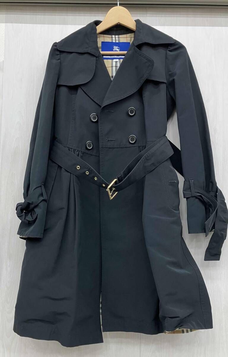 BURBERRY バーバリー BLUE LABEL レディース トレンチコート サイズ38