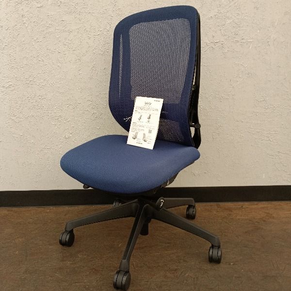 オカムラ オフィスチェア 肘なし シルフィー C 635 XS FMP 3 製 ミディアムブルー デスクチェア チェア イス 椅子