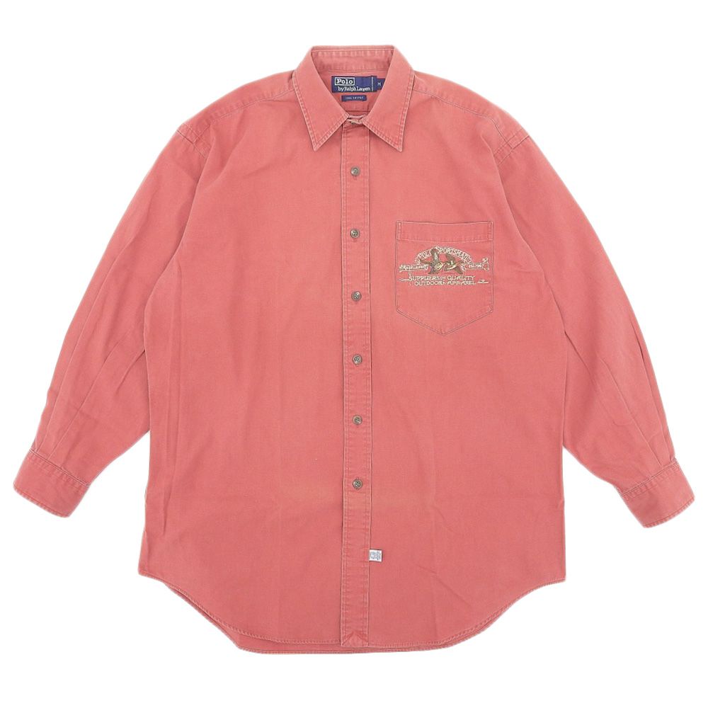 POLO RALPH LAUREN ポロ ラルフローレン コットン100 カモ刺繍 長袖