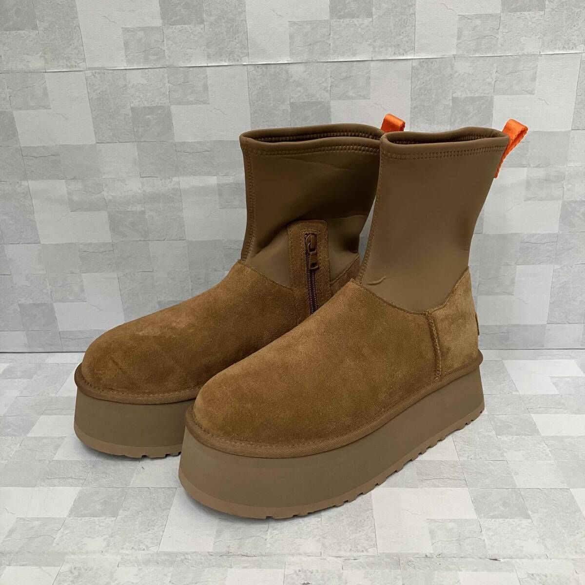 UGG アグ ショートブーツ CLASSIC DIPPER クラッシック ディッパー 25 cm キャメル ブラウン