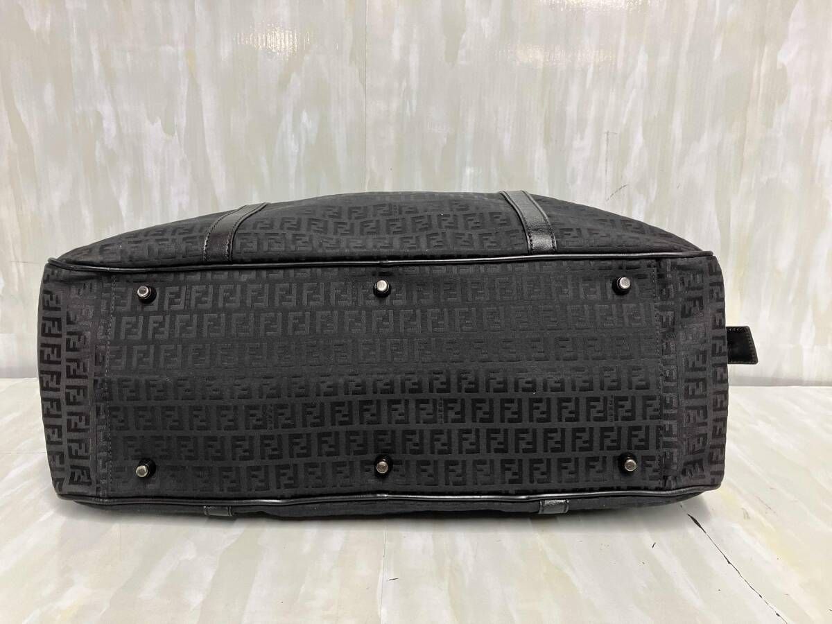 FENDI フェンディ ズッキーノ ボストンバッグ トートバッグ ズッカ柄 