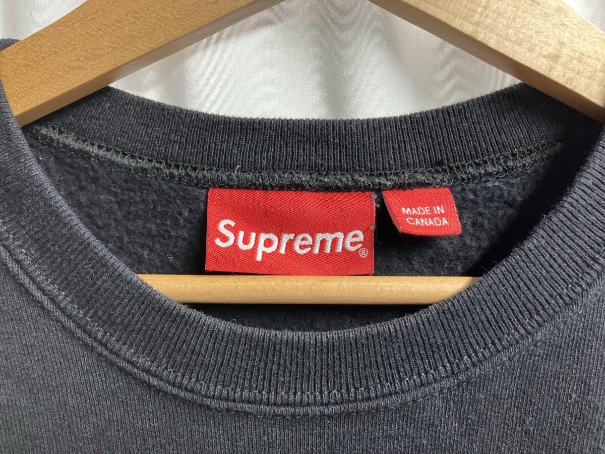 スウェット ブラック Supreme クルーネック 20SS トップ 楠本質店/元