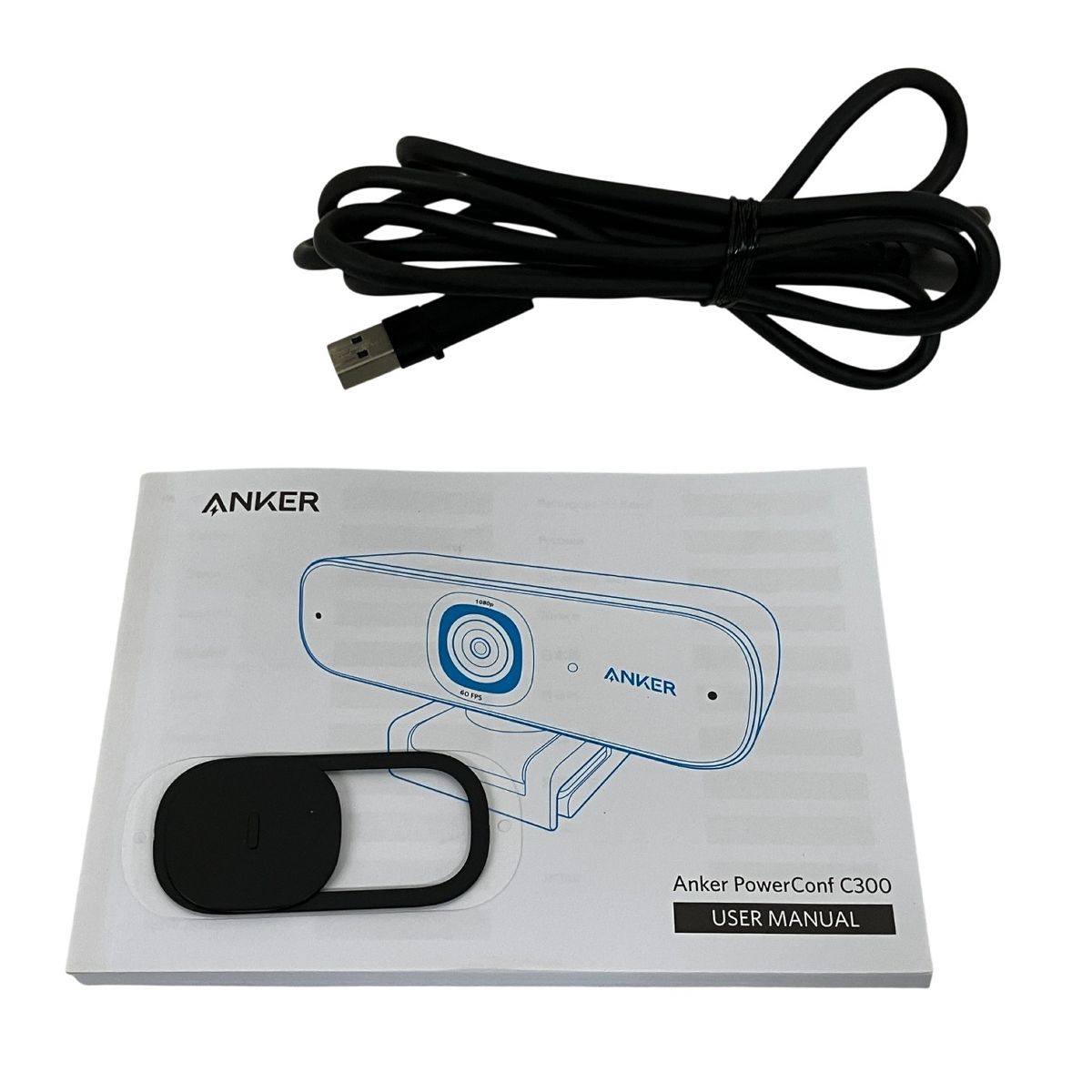 ANKER PowerConf C 300 ウェブカメラ フルHD AIフレーム 60 fps PC