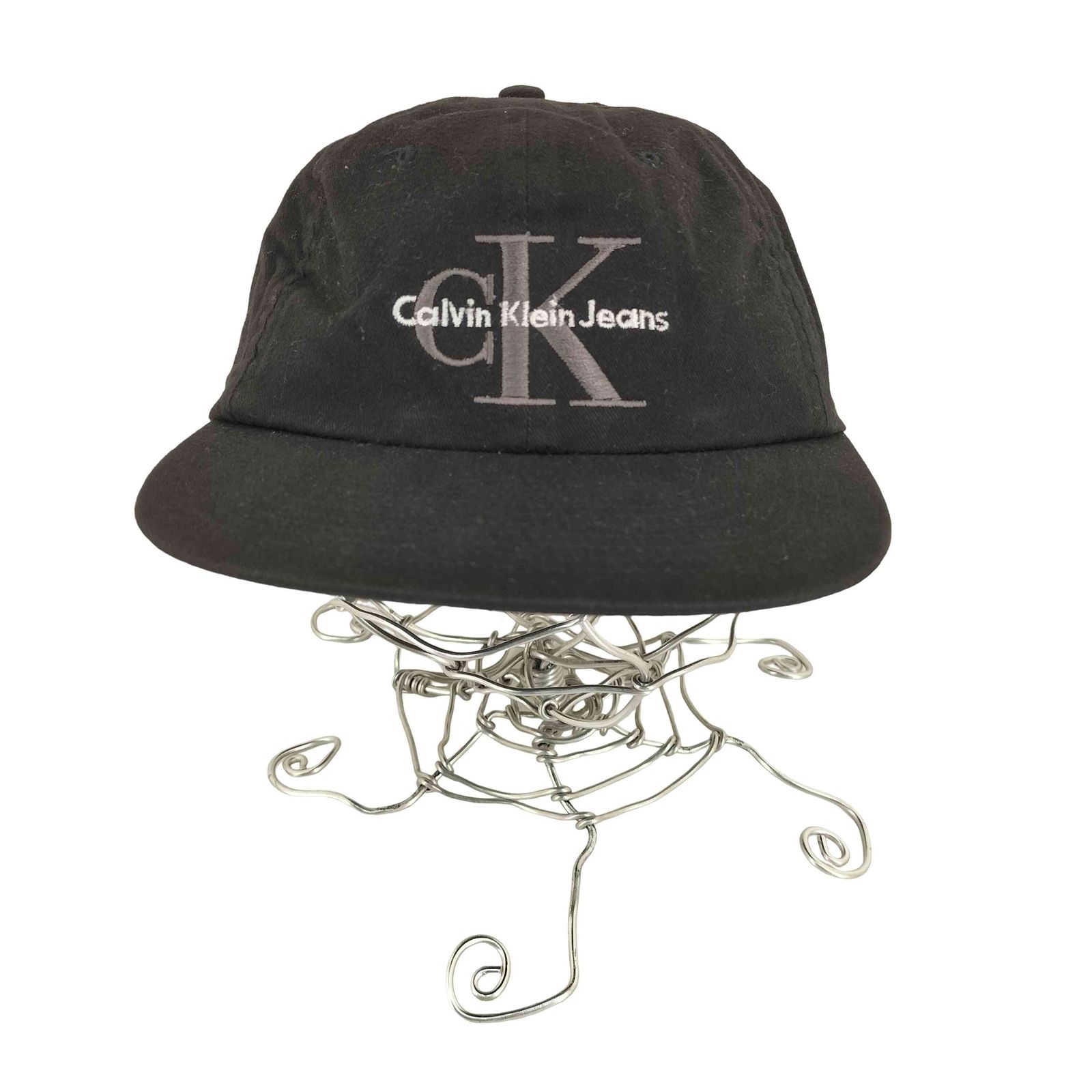 シーケーカルバンクライン ck Calvin Klein 90 S ロゴ刺繍 キャップ メンズ 表記無