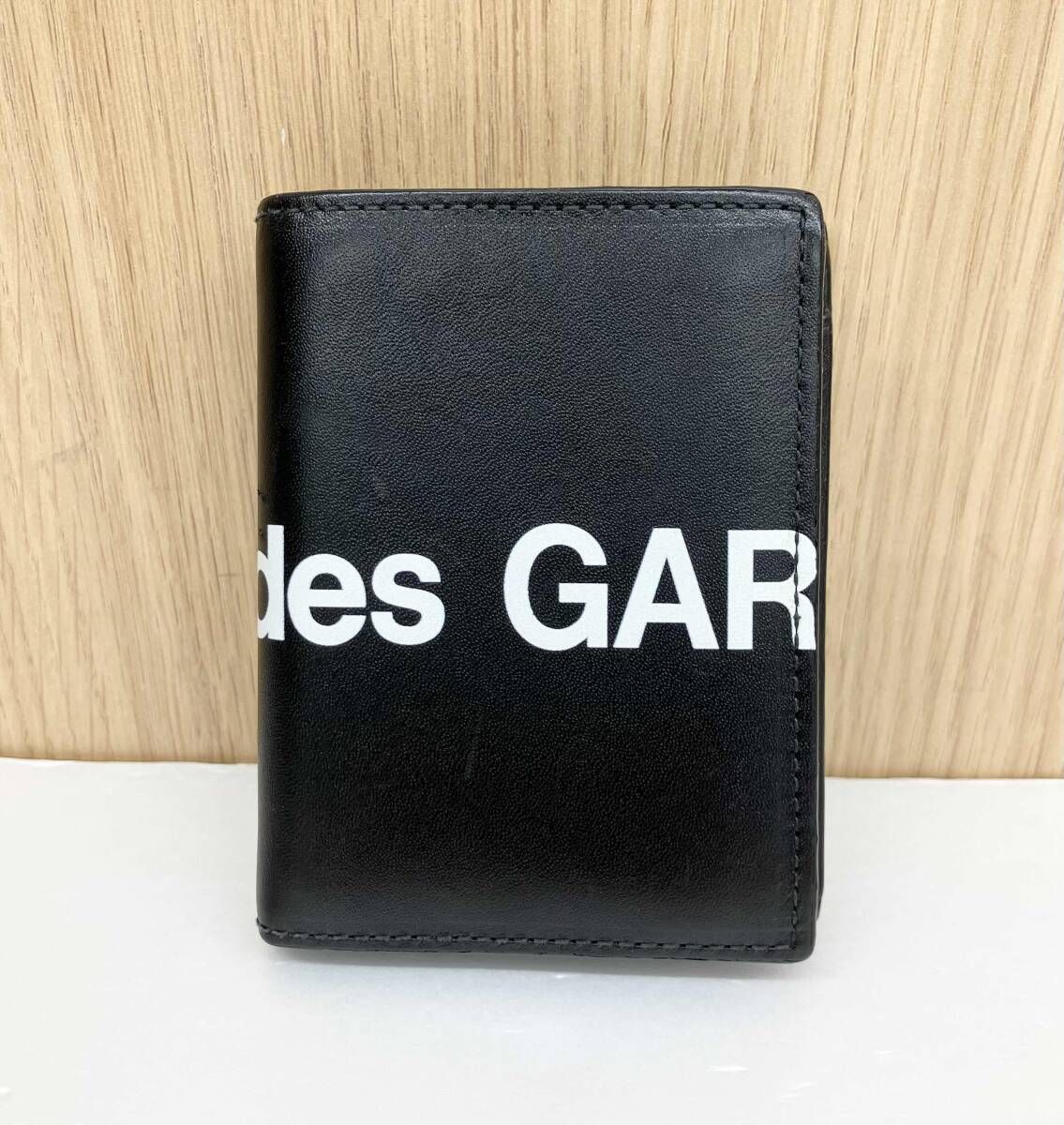 COMME des GARCONS コムデギャルソン 二つ折り財布 小銭入れなし カードケース ブラック 通年 二つ折り財布 折り財布 小物