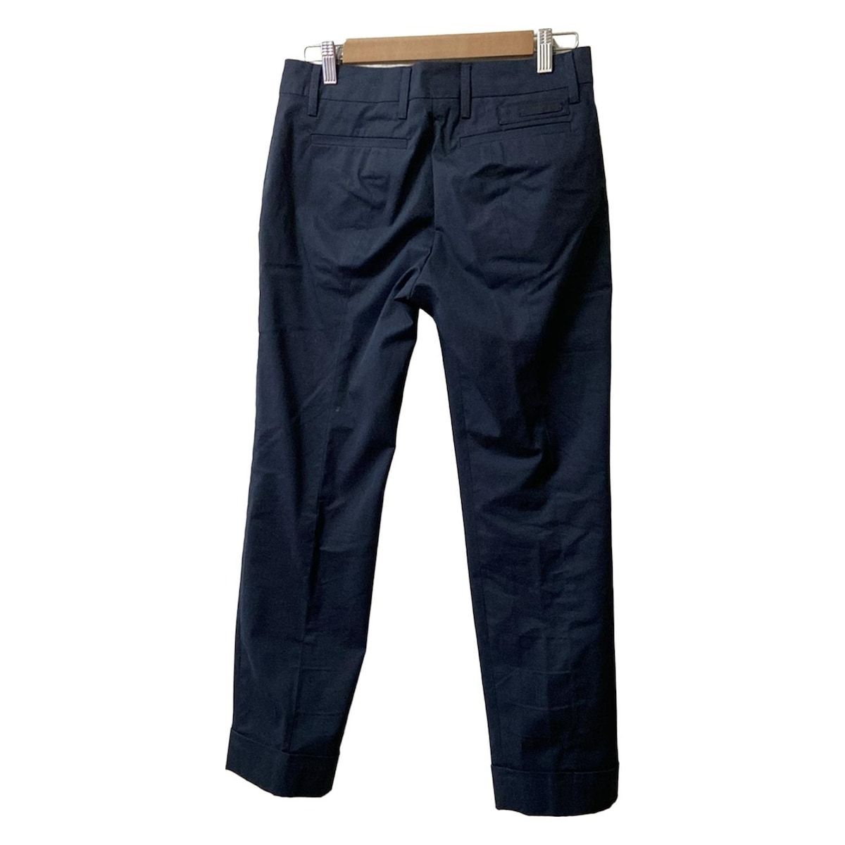 PRADA プラダ パンツ サイズ38 S レディース ネイビー クロップド 半端丈