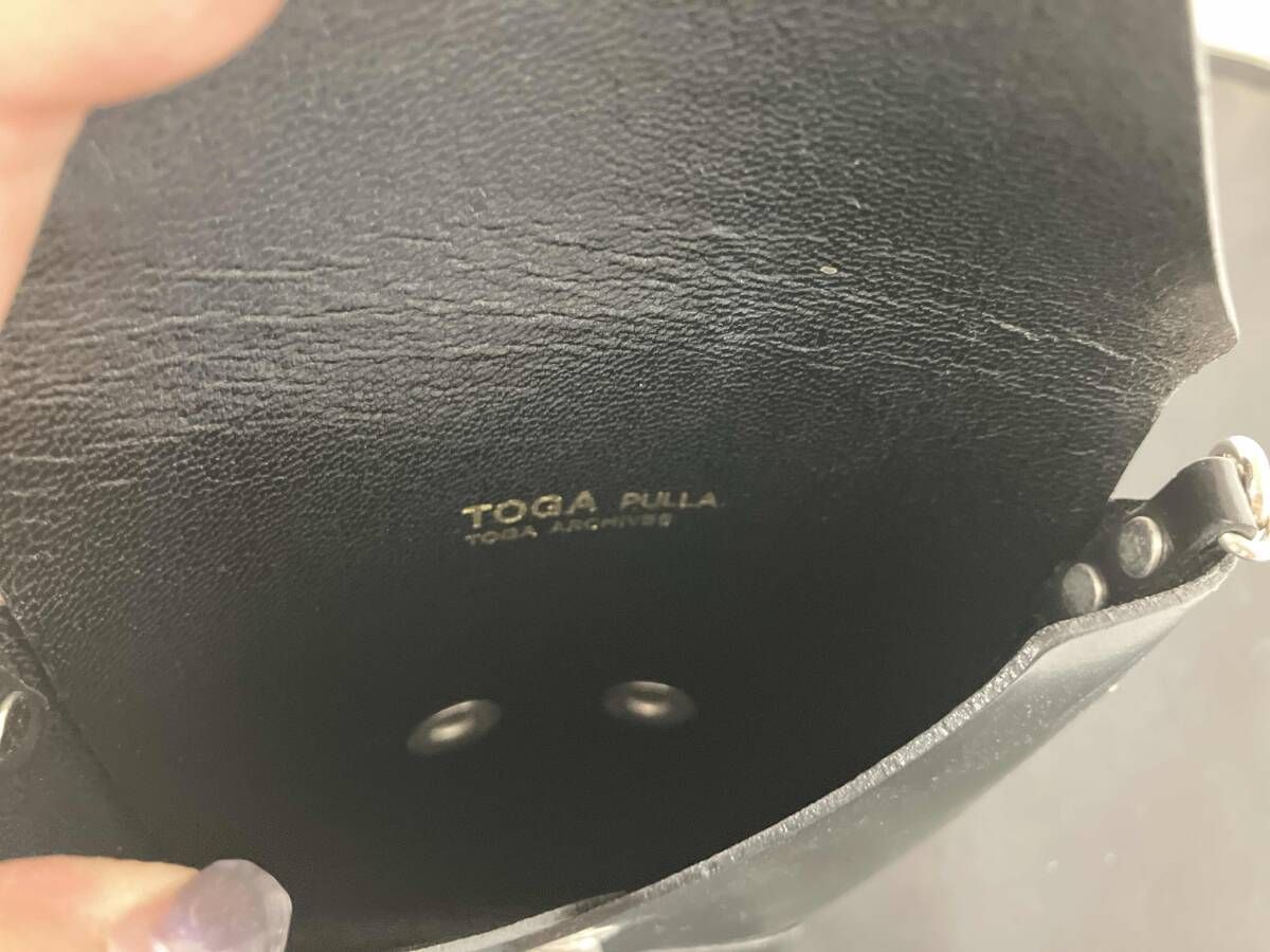 TOGA PULLA トーガ プルラ／ショルダーバッグ／Leather Shoulder Pouch