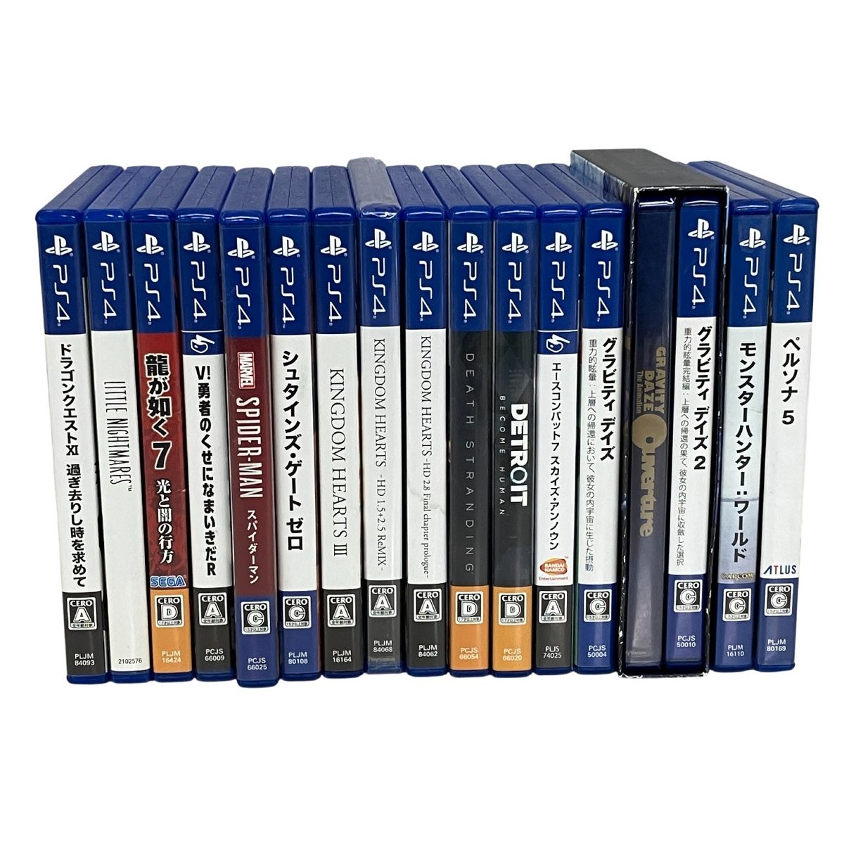 Playstation 4 PS ゲームソフト おまとめ 16作品 ペルソナ5 キングダムハーツ等