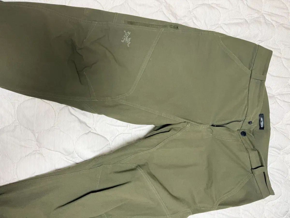 ARC TERYX アークテリクス クローニン コットン パンツ 34-S タツ カーキ 色