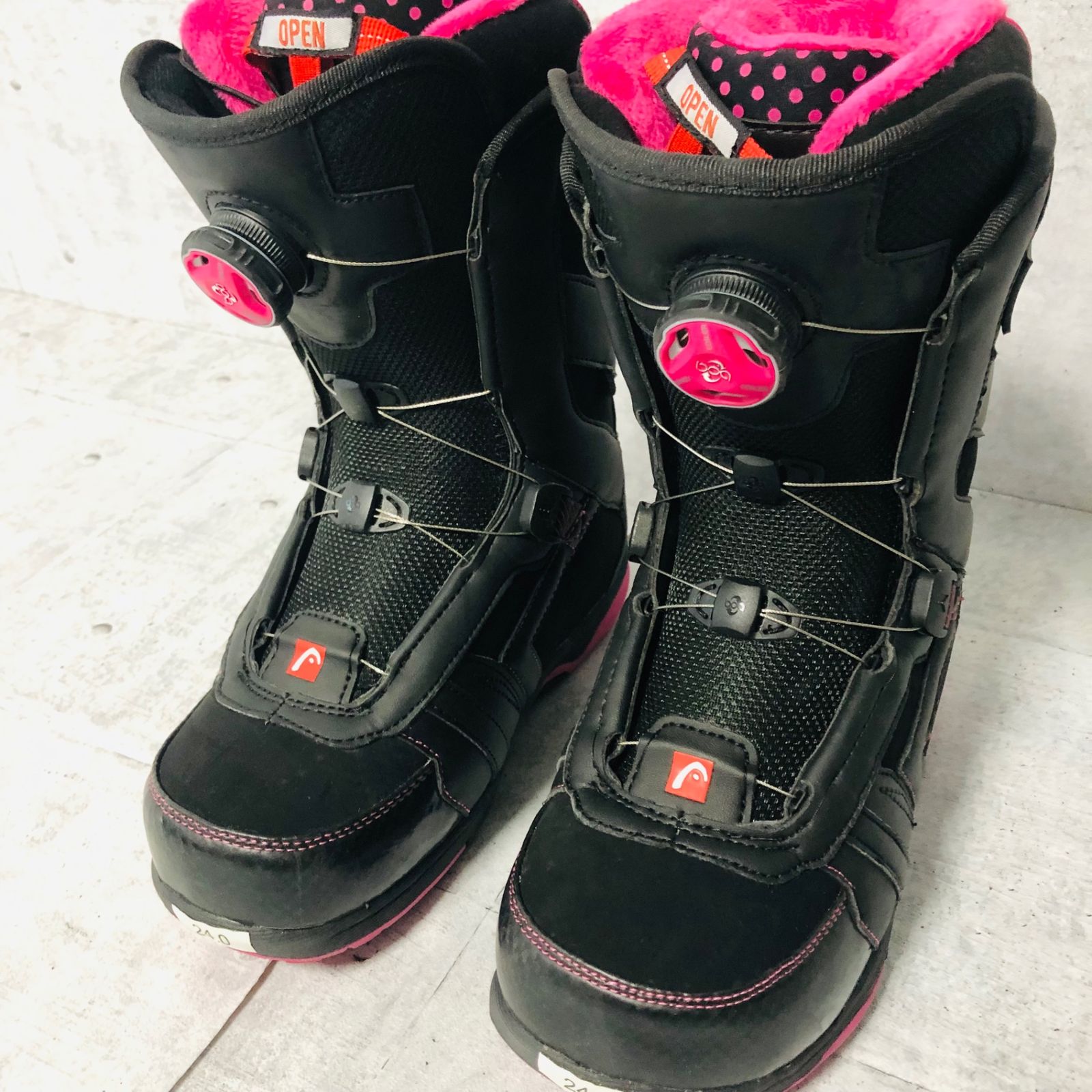 HEAD ヘッド STELLA ステラ BOA ボアダイヤル式 24cm スノーボード