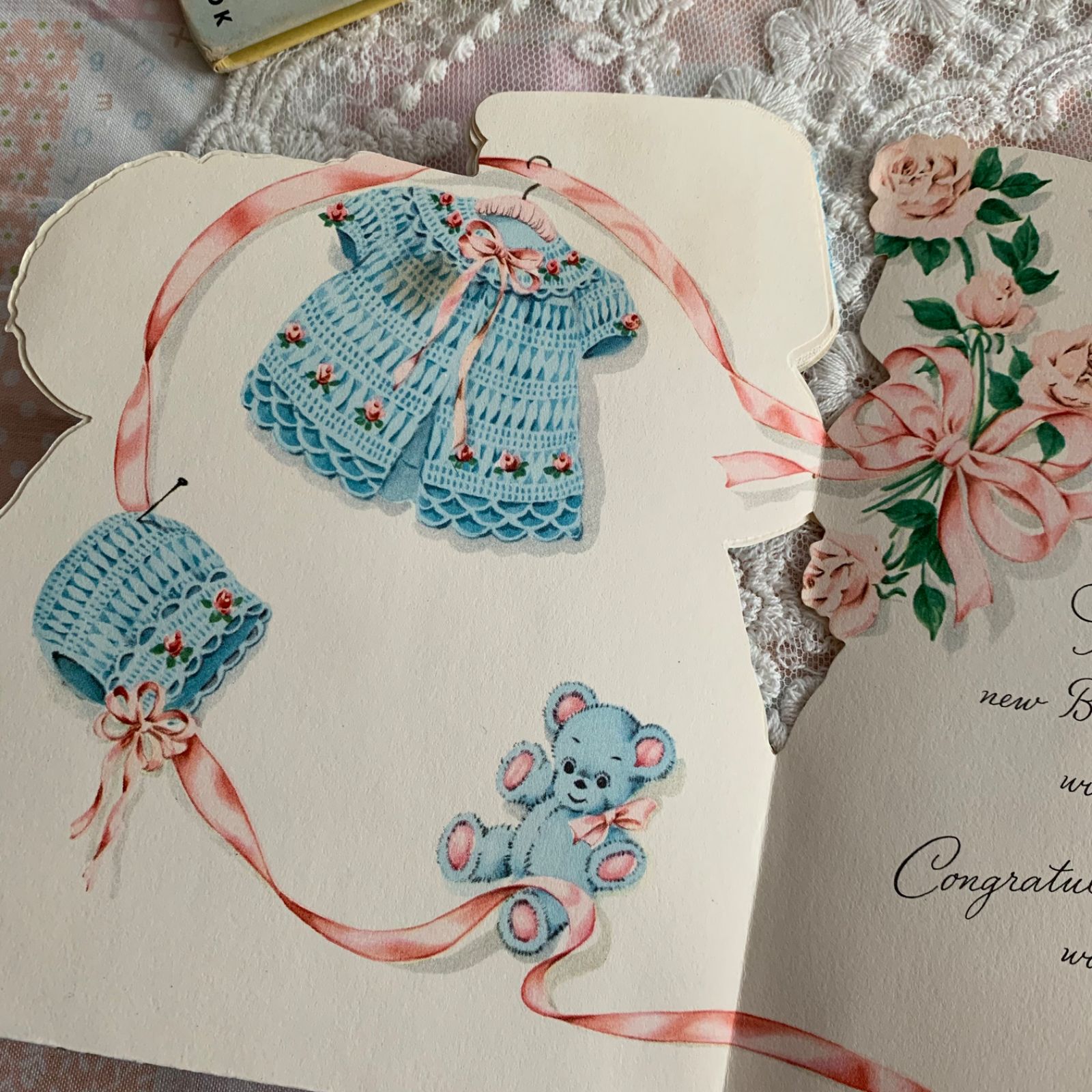 ヴィンテージ絵本 洋書『ROCK-A-BYE BABY』1956年 ベビー