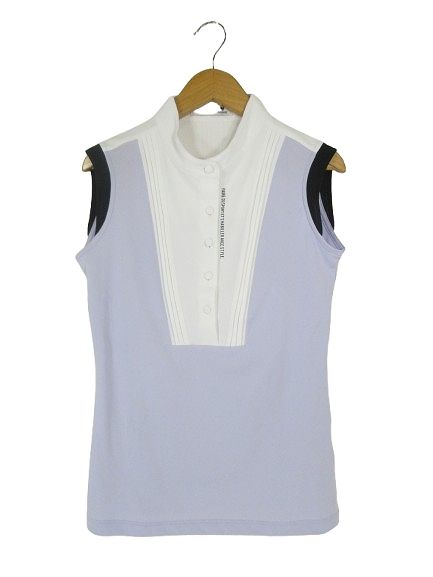 ルコックスポルティフ le coq sportif ポロシャツ ノースリーブ クルミ