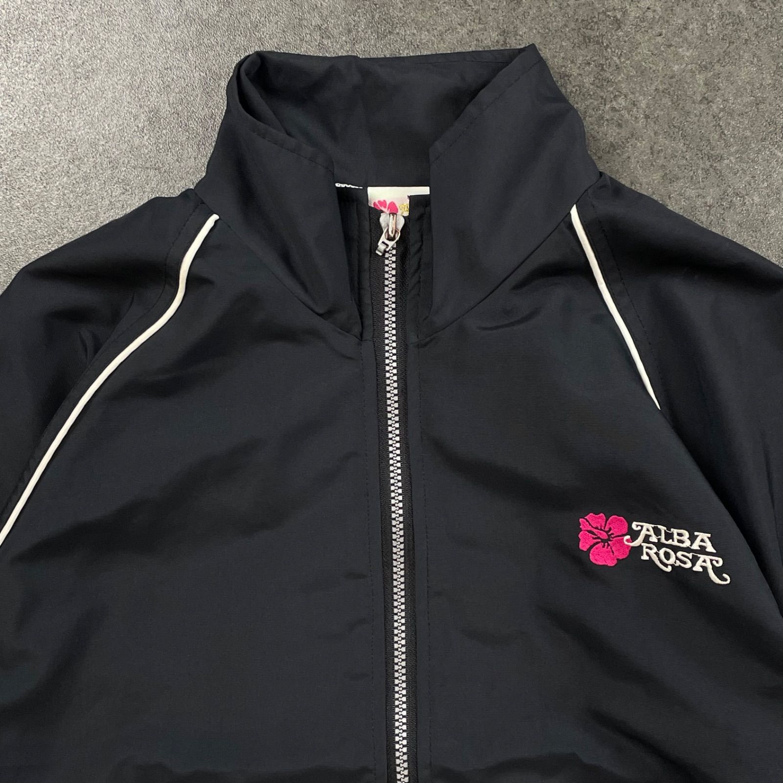 Y2K ALBA ROSA Nylon Jacket Black アルバローザ ナイロンジャケット