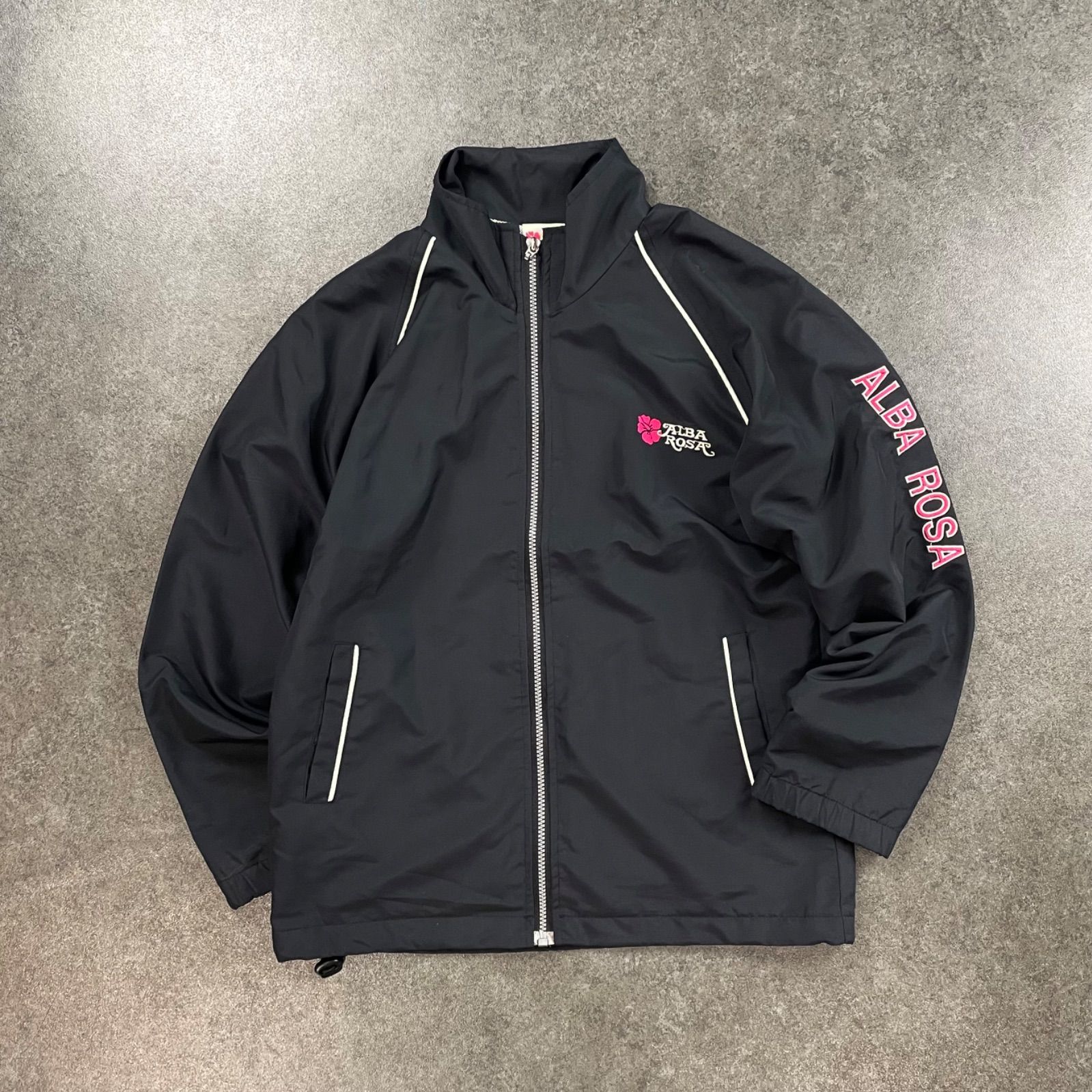 ジャケット・アウター ALBAROSA Y2K ALBA ROSA Nylon Jacket Black アルバローザ ナイロンジャケット