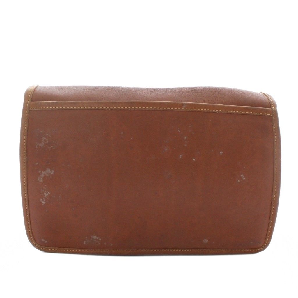 コーチ COACH ヴィンテージ 9205 セカンドバッグ クラッチバッグ レザー ターンロック 茶 ブラウン XZ GY 18