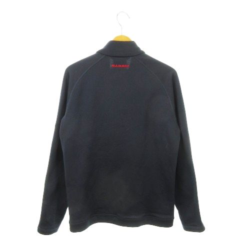 マムート MAMMUT TRAIL Jacket トレイルジャケット フリース スタンド ジップアップ ロゴ 刺繍 ワッペン アウトドア M 紺 ネイビー 1010-23030 MN 18 GY 99