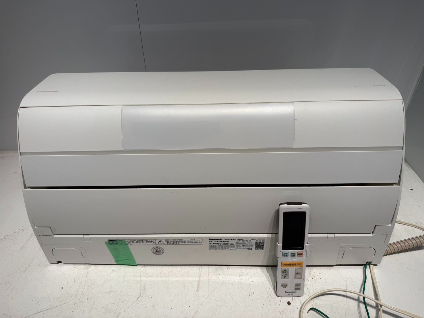 281 Panasonic 製エアコン 10～12畳用 整備済み