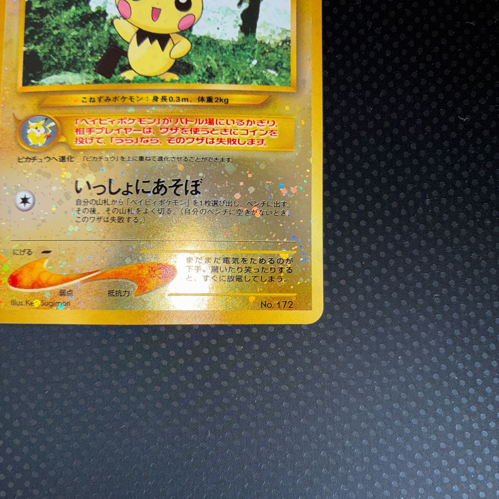 ピチュー ポケモンカード 旧裏 プレミアムファイル いっしょにあそぼ