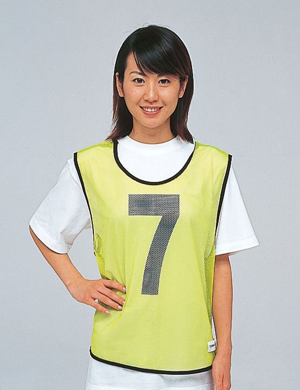 トーエイライト TOEI LIGHT メッシュベスト 1～10 蛍光イエロー ビブス