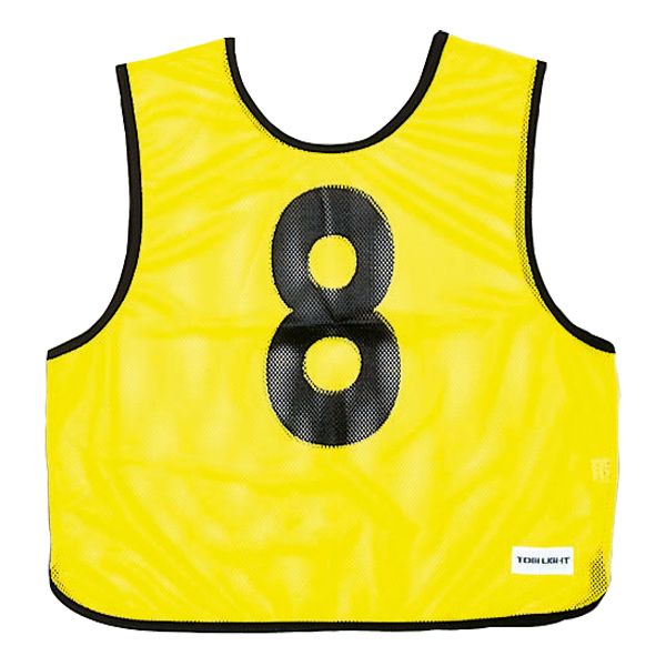 トーエイライト TOEI LIGHT メッシュベスト 1～10 蛍光イエロー ビブス