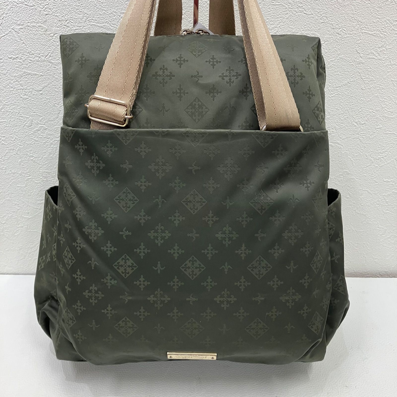 6896 russet ラシット トートバッグ 2way リュック モノグラム 総柄