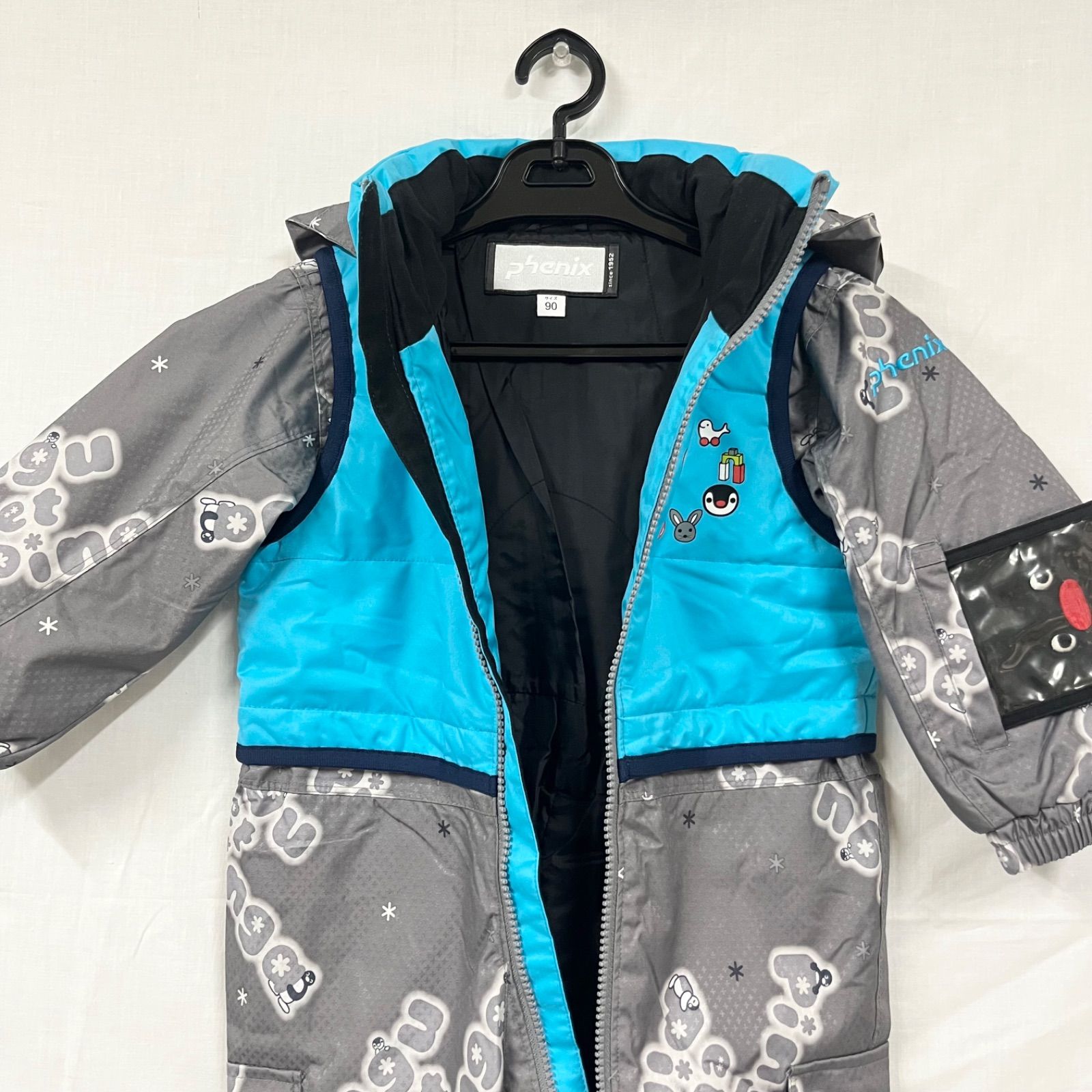 中古品】 フェニックス 75～95cm 90サイズ ジュニア スキーウェア