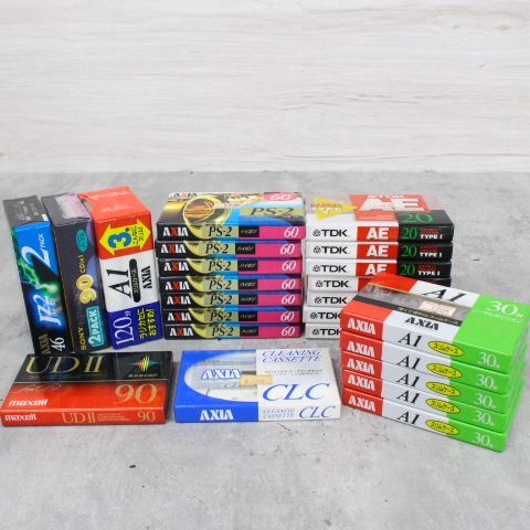 行董 カセットテープ28本まとめ TDK AXIA maxell SONY TA 0 S 99