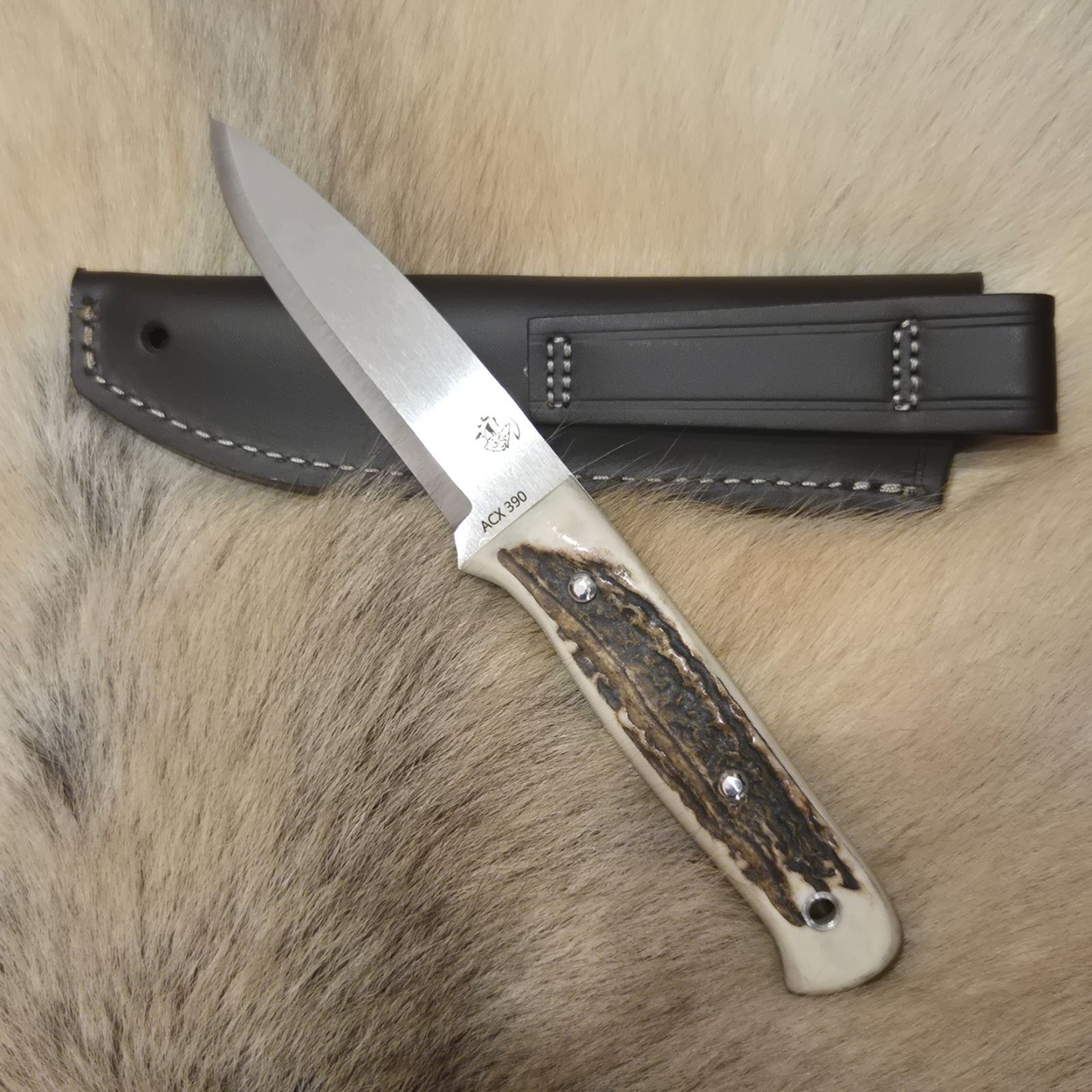 訳アリ J-V KNIVES WOODLORE ウッドロア 鹿角 スタッグ 現物