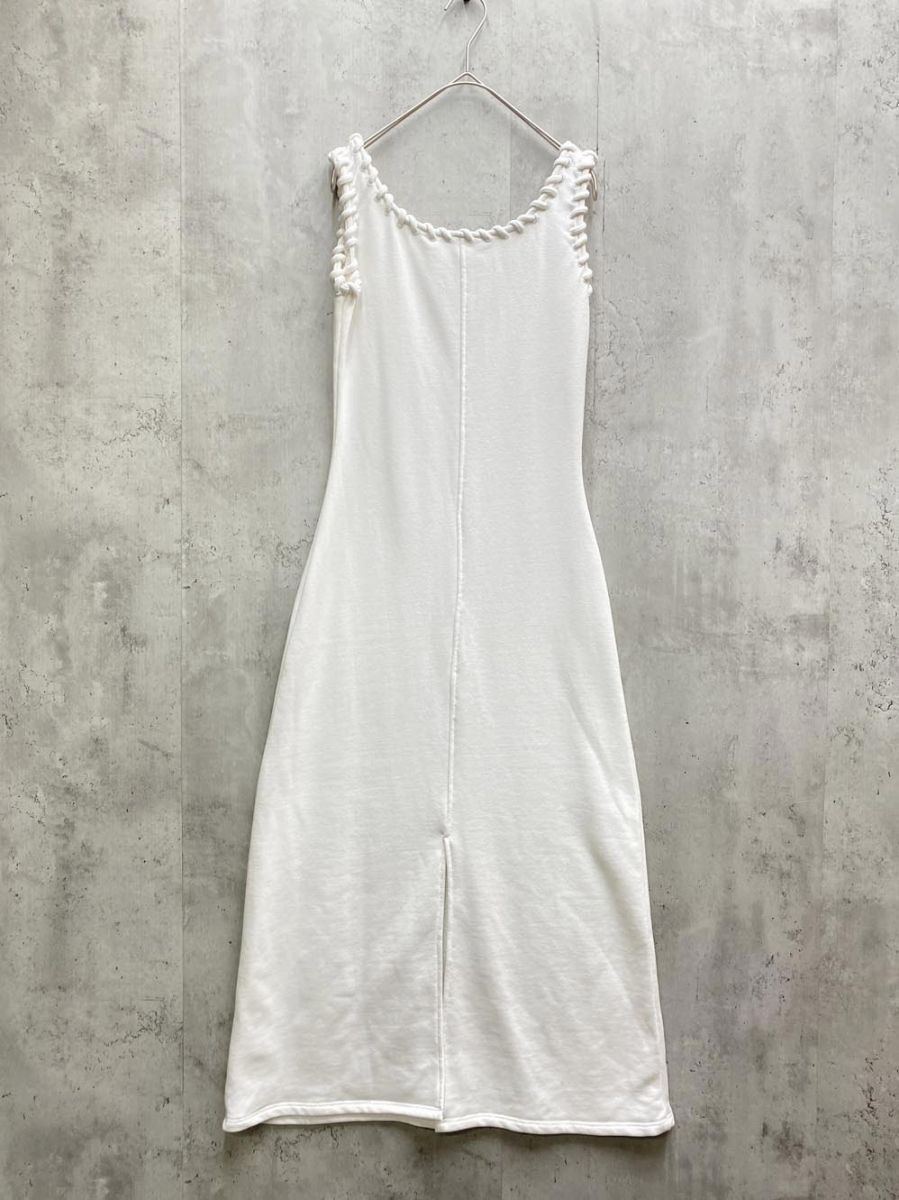  Darich ダーリッチ カットデニムロング ワンピース sizeF S ホワイト レディース ノースリーブ その他