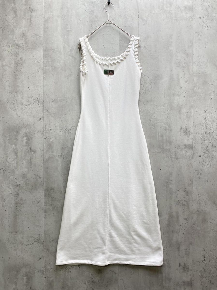 Darich ダーリッチ カットデニムロング ワンピース sizeF S ホワイト レディース