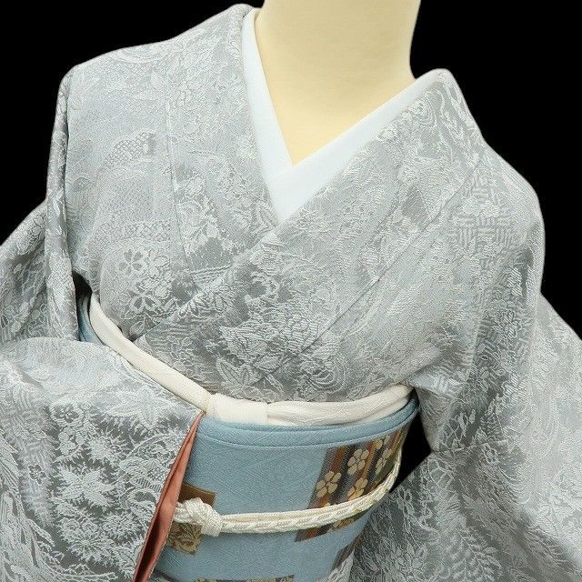 六花-RIKKA- 新品 正絹 山岡古都 天目織 お召 着物 A4062 - メルカリ