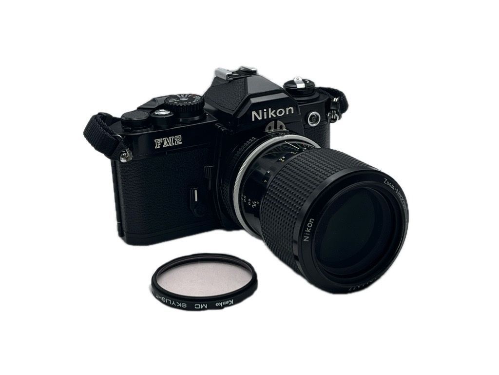 ニコン Nikon FM 2 ブラック 一眼カメラ 43～86 mm F 3 5～22 フィルムカメラ 00963