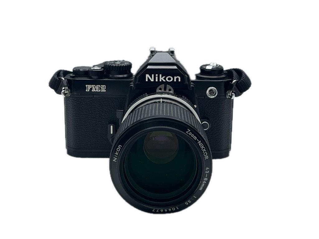 ニコン Nikon FM 2 ブラック 一眼カメラ 43～86 mm F 3 5～22 フィルムカメラ 00963