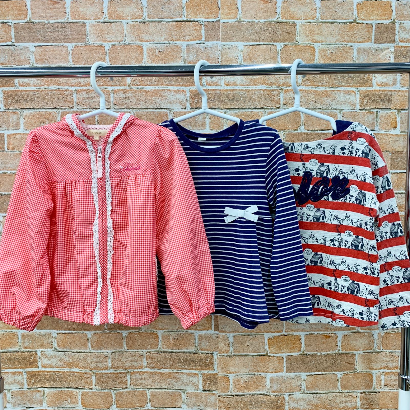 美品 キッズ服 子供服 48点セット まとめ売り 女の子 100 110 120 子供服/キッズ 服まとめ売り8点 女の子 110/120㎝ Jenni/BRANSHES