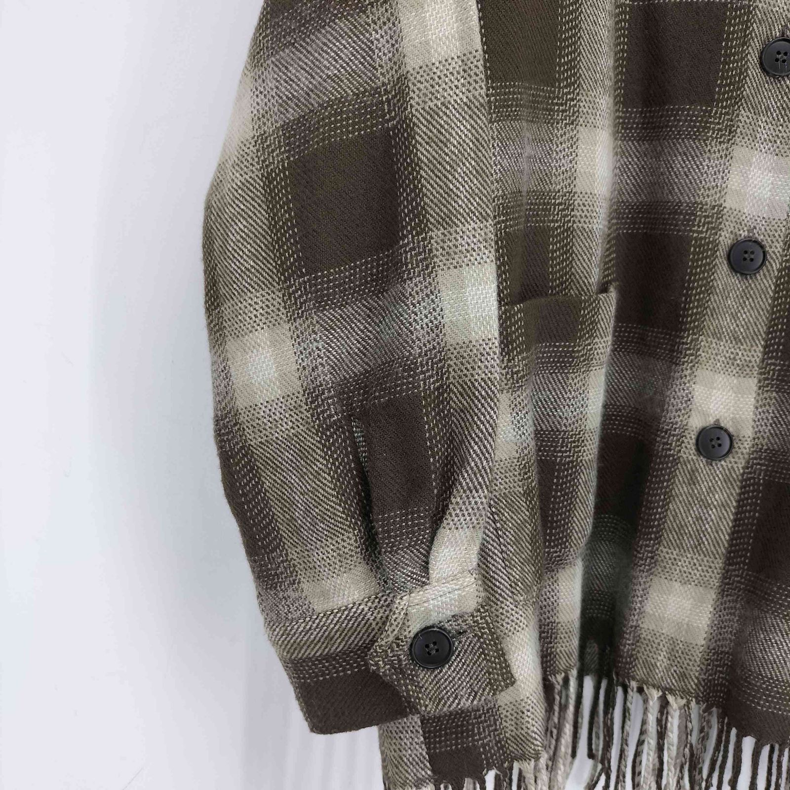 【美品】MOUSSY FRINGE OMBRE CHECK シャツ MOUSSY FRINGE OMBRE CHECK シャツ KHA -ファッション通販 FASHION WALKER