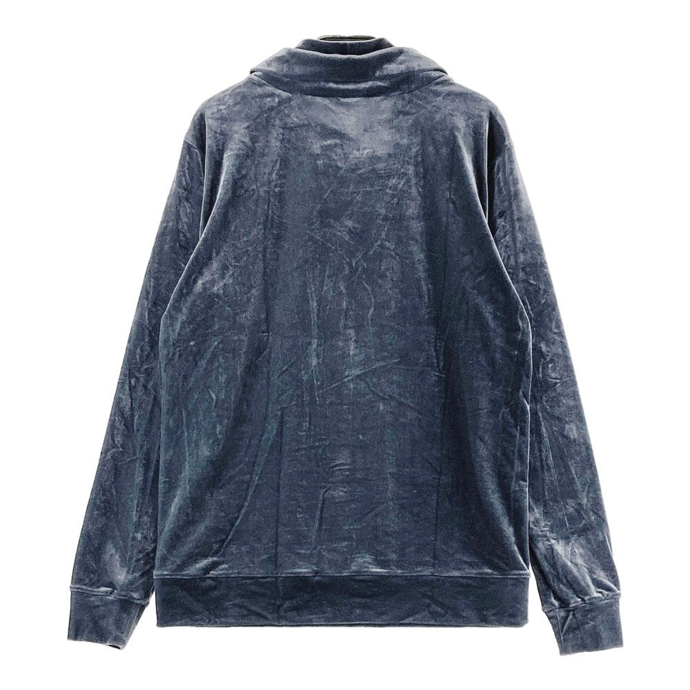 サイズ 46 MARK-LONA マークアンドロナ 長袖襟付Tシャツ ベロア グレー系 ゴルフウェア メンズ ストスト