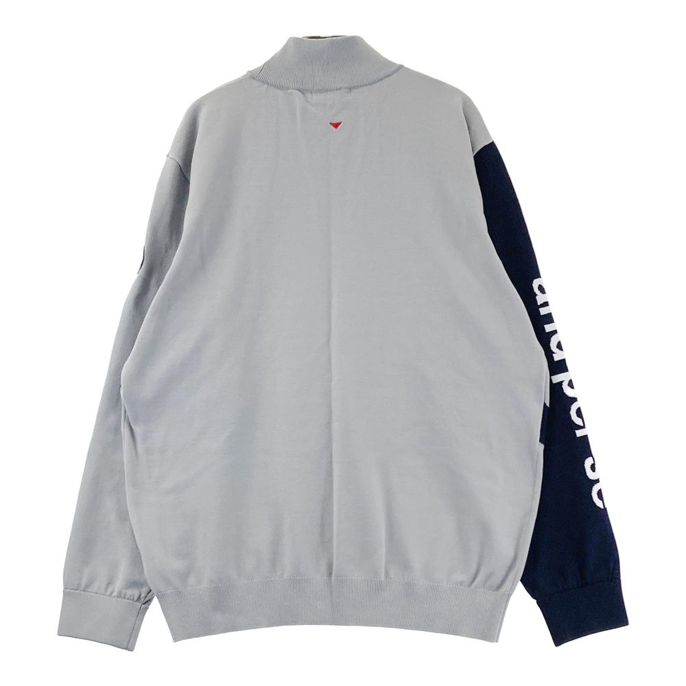 サイズ LL AND PER SE アンパスィ モデル 長袖ニットセーター グレー系 ゴルフウェア メンズ ストスト