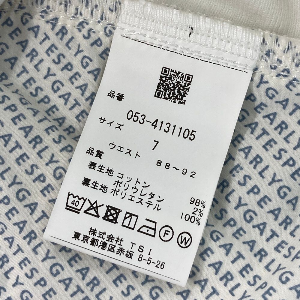 サイズ：7 PEARLY GATES パーリーゲイツ 2024年 パンツ ホワイト系