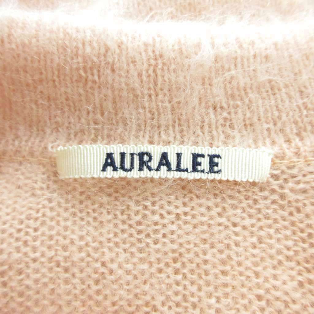 オーラリー AURALEE 美品 24AW BRUSHED SUPER KID MOHAIR KNIT POLO