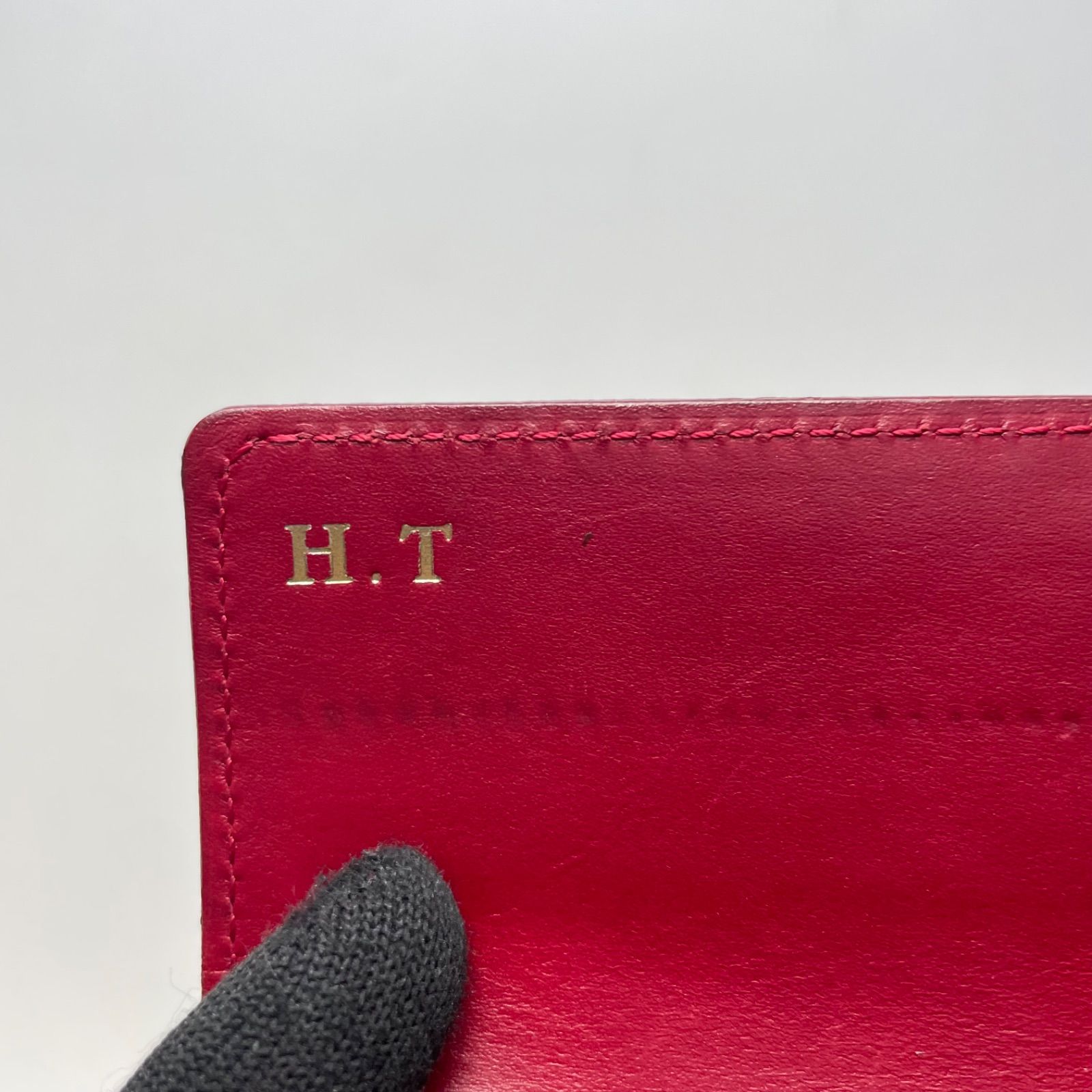 3124 LOUIS VUITTON ルイヴィトン ヴェルニ 長財布 レッド